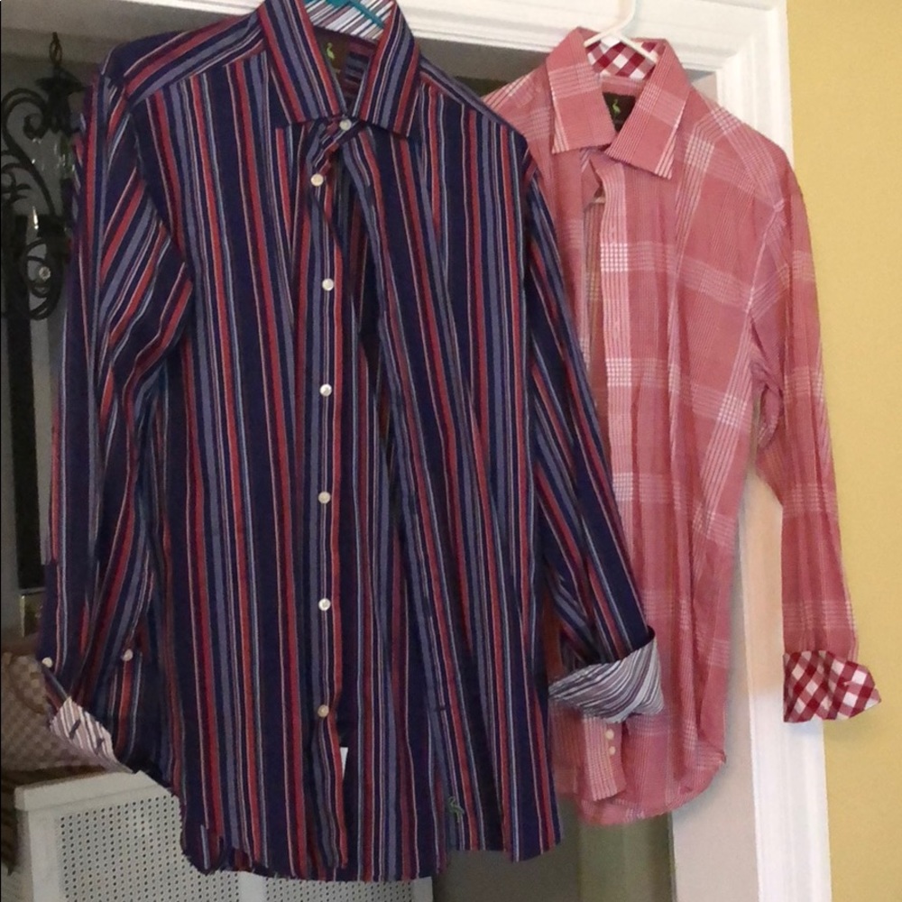 Taylor Byrd dress shirts (pair) like new. See pic